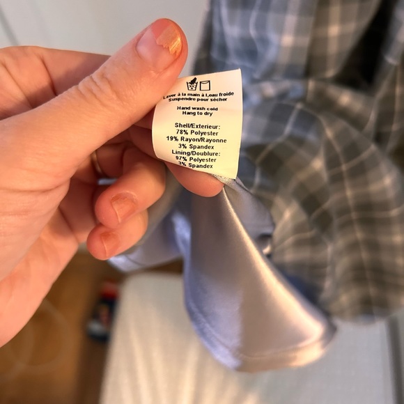 SOLD Birds of North America plaid dress - Picture 6 of 6